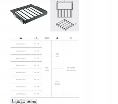 GTV ELITE Broeklade 700 mm Wit - Stijlvolle kledingorganisatie