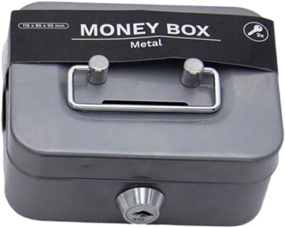 Kleine Lock Box - Compacte Kluis Spaarpot - Veilige Opslag - Vuurvaste Metalen Behuizing