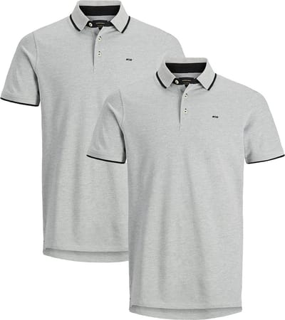 Jack & Jones Heren poloshirt 2 pack Paulos - Slim Fit