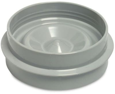 PVC eindkap – 125 mm lijmmof/spie grijs AB01