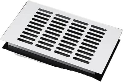 Ventilatierooster - Lamelrooster - Luchtcirculatie - Stevig ontwerp - 150x250mm - Zilver
