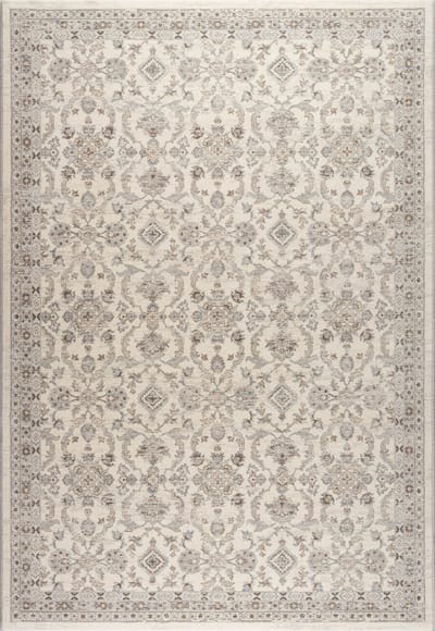 Rugsman Classico 057.0461.6265 Vloerkleed - 160 x 230 cm - Beige - Rechthoekig - Polypropylene - Eetkamer, Woonkamer, Slaapkamer - Bloemen - Klassiek