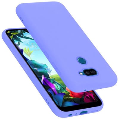 Cadorabo Hoesje geschikt voor LG K40S in LIQUID LICHT PAARS - Beschermhoes gemaakt van flexibel TPU silicone Case Cover