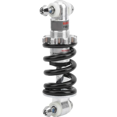 Fiets Motorfiets Schokdempers Spiraalveer Schokdempers Vering Demper Fiets gray