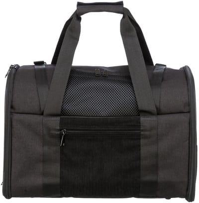 Trixie - Honden Rugtas - Rugzak Connor - Hele Kleine Honden - Tot 8 Kg - Zwart / Grijs - 42X21X29 CM