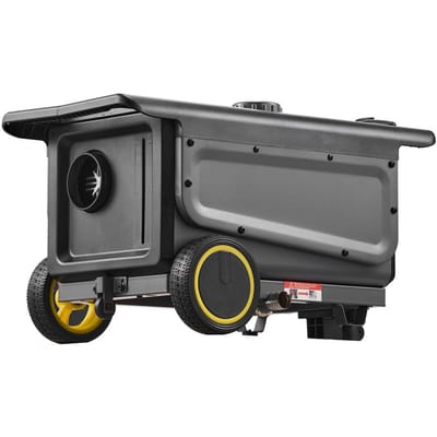Chauffage au Diesel, 8 kW, CC 12 V/24 V, Chauffage à Air Diesel Portable Tout-en-Un avec Contrôle par Application Bluetooth, Télécommande et Écran LCD, Conception sur Roulettes, 5 L