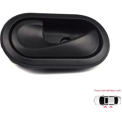 Poignée de porte intérieure noire BDP601 pour portes avant ou arrière gauche Dokker (à partir de 2012), Lodgy (à partir de 2012), Duster (à partir de 2009), Sandero (à partir de 2012), Logan (à partir de 2012)