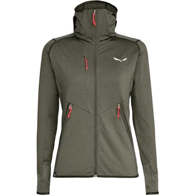 Hybride damesjack met capuchon Salewa Agner