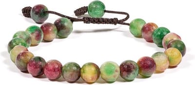 Mala Armband Agaat 21 Kralen - Verstelbaar