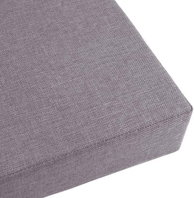 Bankkussen - Zitkussen Tuinbank - Comfortabel Zitten - Antislip Ontwerp - 120x40x7 cm - Grijs