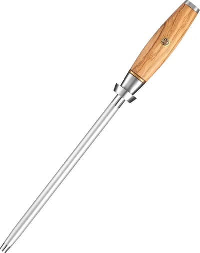 Aanzetstaal (Diamant) van de Xinzuo B37 Damascus Series | Diamanten coating op koolstofrijk staal - Messenslijper