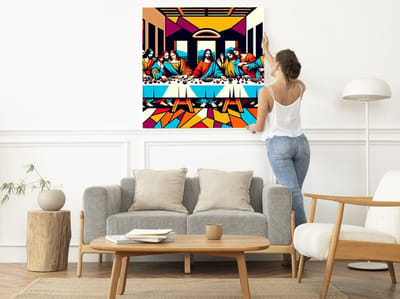 Kunstprint | Wanddecoratie | Dibond | 100 × 100 cm