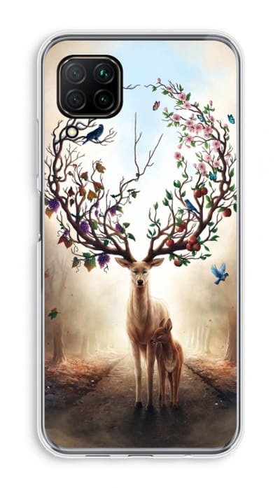 Case Company® - Hoesje geschikt voor Huawei P40 Lite hoesje - Seasons Change - Soft Cover Telefoonhoesje - Bescherming aan alle Kanten en Schermrand