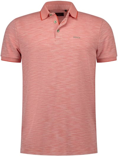 NZA New Zealand Auckland - Polo Korte mouw - Heren - M - rood - Modal - 26CN151