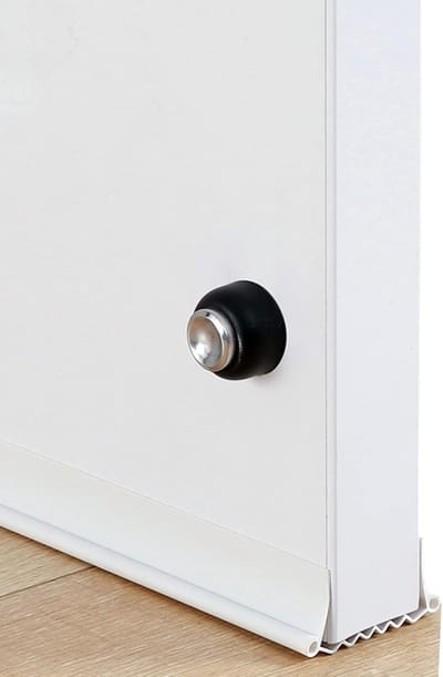 Deurtochtstopper - Onderdeurstrip - Tocht Weren - Verstelbare Lengte - 38 Inch - Wit