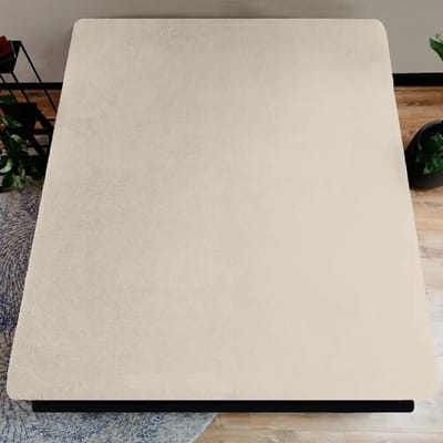 Sleeptime Hoeslaken Teddy Crème - 160 x 200 cm + 30 cm hoekhoogte