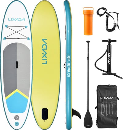 Livano Sup Board - Opblaasbaar - Supboard - Sup Boards - Paddle - Kayak - 320cm Goud