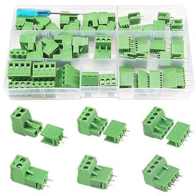 PCB Mount Aansluitblok 2 Pin / 3 Pin / 4 Pin - Schroef Aansluitblok Connector 5.08 mm