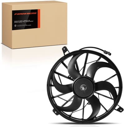 Frankberg 1x Motorradiator enkele ventilator