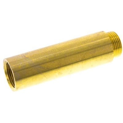 G 3/4'' F/M Messing Verlengstuk DIN 3523 - 100 mm - FL2S-FM-B-034G-100L
