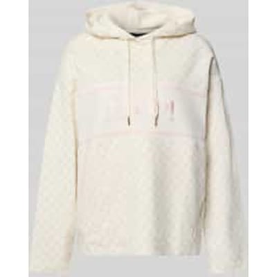 Hoodie met labelstitching model 'Tareli'