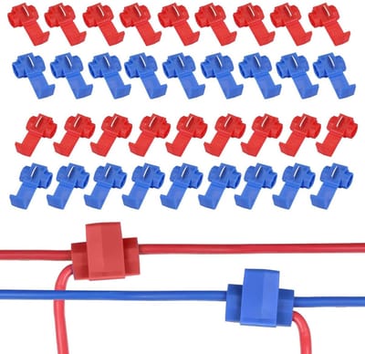 Complete Set van 100 Stuks Kabelconnectoren voor Snelle Verbindingen 0.5-2.5mm², Inclusief Takterminals en Power Thief Connectoren voor 10/15A Gebruik