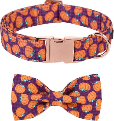 Hondenhalsband met Strik voor Halloween - Verstelbare Comfortabele Halsband voor Honden