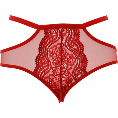 Kanten culotteslip met tailleband 21681 vrouw