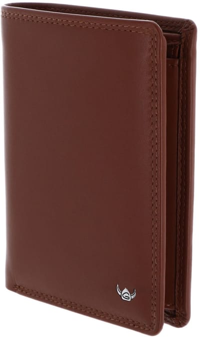 Golden Head Leren portemonnee Polo RFID Protect Kombischeintasche 1348 Cognac bruine