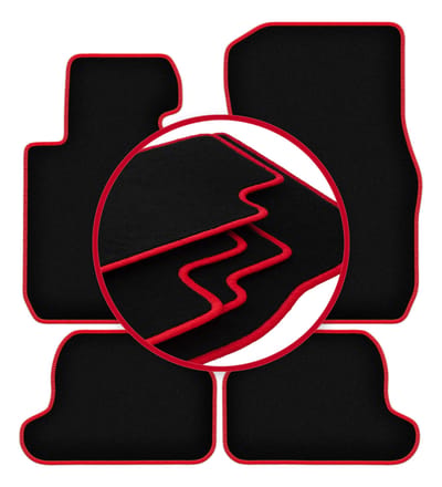CARLUX-RED automatten voor: BMW 2 F23 Cabrio (2014-2022)