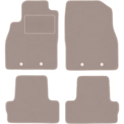 Beige veloursmatten voor: Opel Ampera I hatchback (2012-2017)