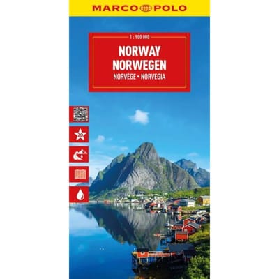 Marco Polo Wegenkaart Noorwegen - Marco Polo Wegenkaart