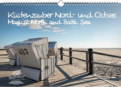 Wandkalender DIN A3 Kustmagie Noordzee & Oostzee - Jaarkalender zonder Weken