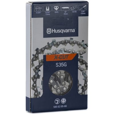 Husqvarna X-CUT S35G Zaagketting (Semi-Haaks) - .325'' - 1,5 mm - 66 Schakels - 40 cm