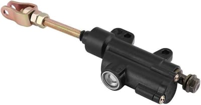 Universele Hydraulische Rempomp voor Achterrem, Geschikt voor Motorfietsen, ATV's en Dirt Bikes, Zwart, 16 x 6 x 2 cm