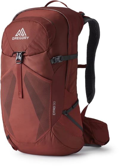 GREGORY vrijetijdsrugzak rugzak Citro 30 Backpack Brick Red wijnrood