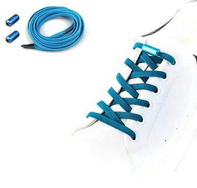 Elastische Schoenveters Zonder Strikken - Verstelbare Laarzenveters voor Sneakers - Lichtblauwe Veters voor Kinderen en Volwassenen