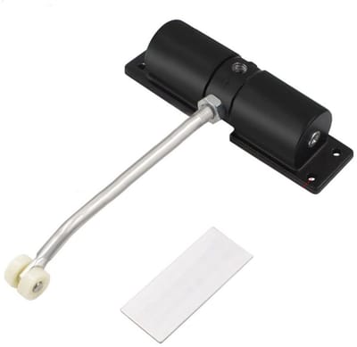 Dailygoods- Deurdranger Aluminium - Verstelbare Veerdeurdranger - Automatische Poortsluiter - Zachte Sluiting - Universeel Ontwerp - 1/2 Uur Brandclassificatie - Deursluiter
