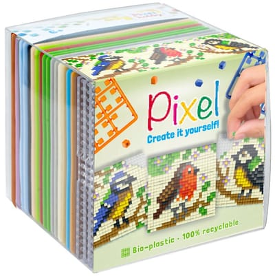 Pixelhobby kubus - kleine vogels
