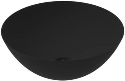 Keramische Opzetwastafel - Waskom Rond - Badkamer Moderniseren - Zonder Overloop - 6.88 kg - Wit