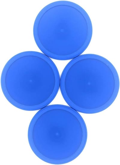 Airhockey Pucks Set - Vervangende Pucks Tafelspel - Spelonderdelen Vervangen - Verhoogd Gewicht - 30 Stuks - Blauw