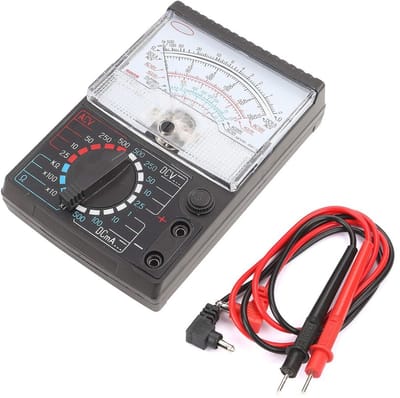 Analoge multimeter voor spannings- en stroommeting met hoge nauwkeurigheid
