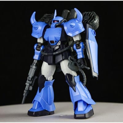 Nouveau STAR HG B3 Gouf Maquettes Figurine d'Action Échelle 1/144 Avec Sacs à Dos Double Flyer Disponibles en Plastique Bleu Blanc Jouet Cadeaux Garçon bleu