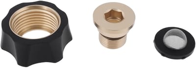 Dailygoods- Hogedrukreiniger Pomp Inlaat Accessoire - 3/8" Mannelijk/3/4" Vrouwelijk - Compatibel met Simpson - Geanodiseerd Aluminium - Corrosiebestendig - Eenvoudige Installatie - Verloopstuk