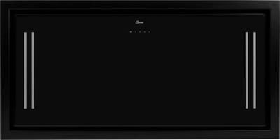 GURARI plafondAfzuigkap GCH C 343 90 BL PRIME, Afzuigkap 90cm/ zwart glas/ efficiënt