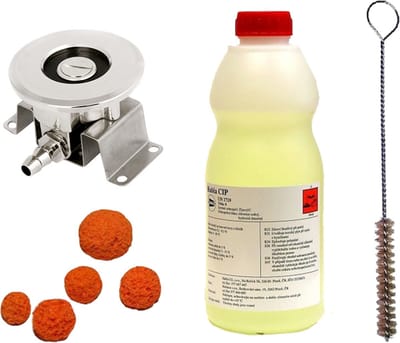 Biertap reinigingsset voor platte schuifkoppeling | A-type, schoonmaakset voor biertap