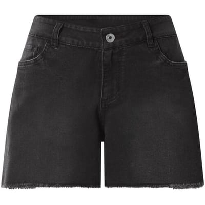 ESMARA Dames denim shorts (Zwart, 34)