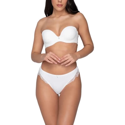 Voorgevormde bandeau beha voor dames Luna Melody Mariage