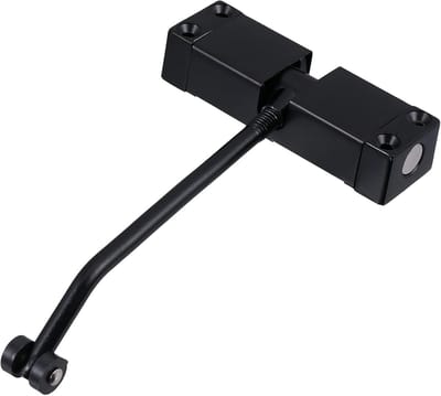 Hauskraft - Deurdranger voor Binnen & Buiten - Deurveer - Zwart - Deursluiter - t/m 40kg - Deurdranger voor Binnendeur - Deurdranger voor Buitendeur - Verstelbaar - Bespaar Energie