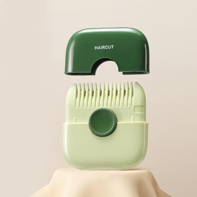 2-in-1 Haartrimmer en Kam Kapperskam Pony Haarverwijderaar Creatieve Draagbare Professionele Kniptools Gespleten Punten Knipper